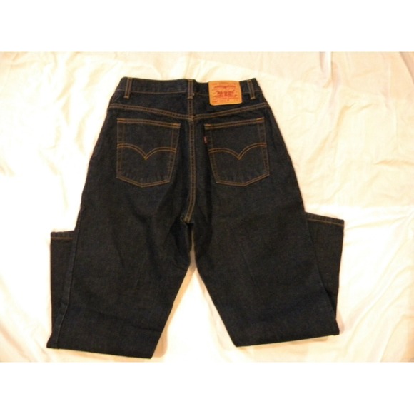 Levis 14 Mis S 550 30x28 Vtg Made in USA Relaxed Tapered Denim Jean - Picture 5 of 8